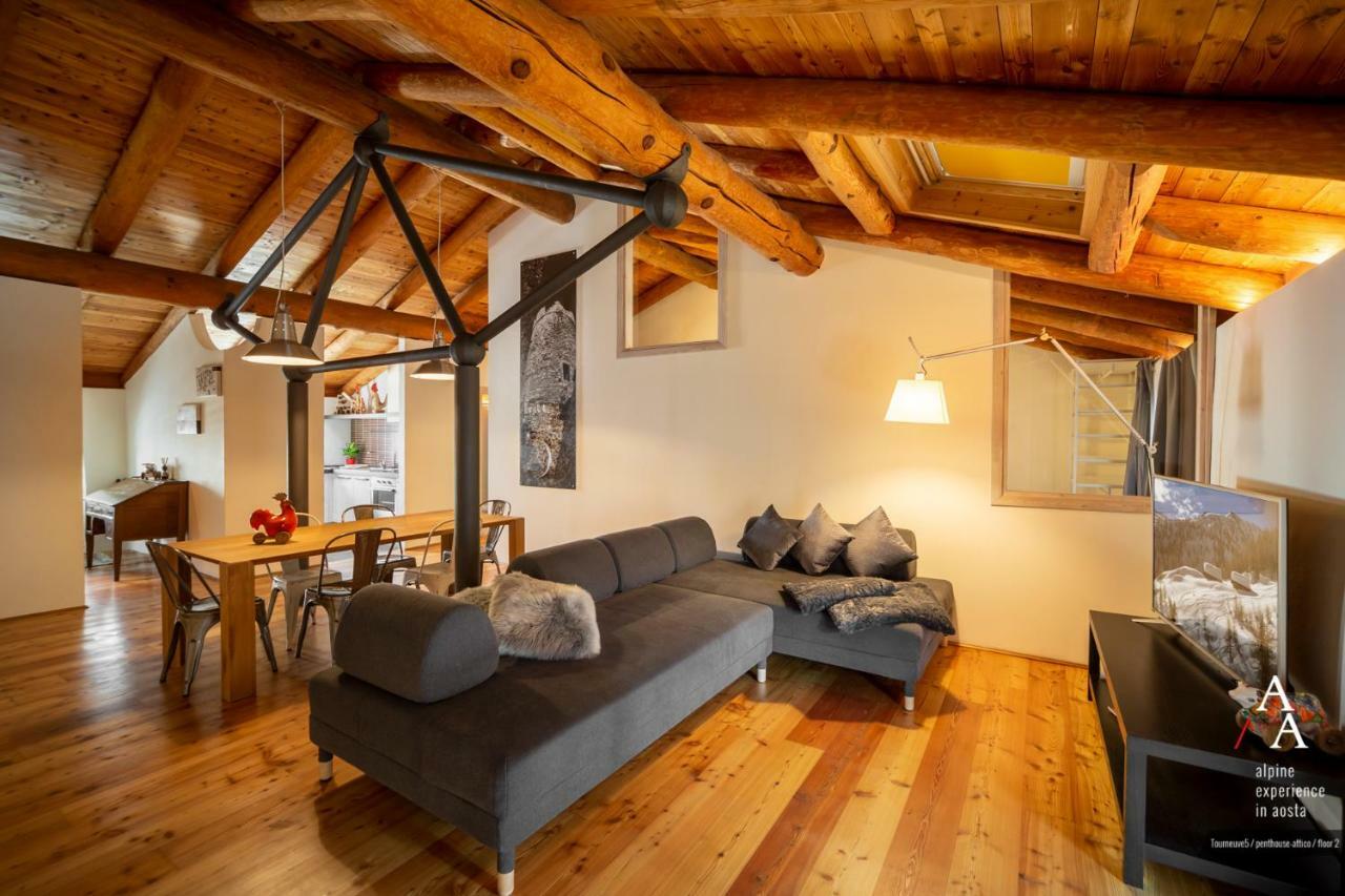 Alp Apartments Ski & Bike - Tourneuve5 Aosta Ngoại thất bức ảnh